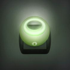 PHENOM Nočna lučka Phenom LED s senzorjem svetlobe - zelena