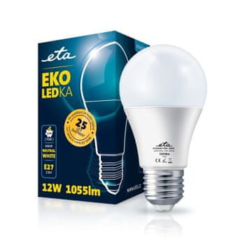  ETA LED žarnica E27, 12 W, nevtralno bela 