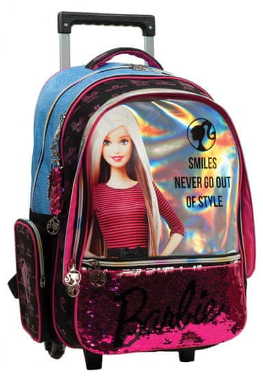 GIM Barbie Smiles nahrbtnik s koleščki