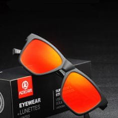 KDEAM Lead 4 sončna očala, Black / Red