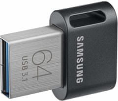 Samsung USB ključek FIT Plus, 64GB, siv - odprta embalaža