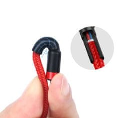 BASEUS Cafule kabel USB-C / USB-C 60W QC 3.0 1m, Črna/Rdeč