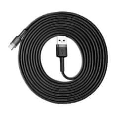 BASEUS Cafule kabel USB / USB-C QC 3.0 2A 3m, črna/siva