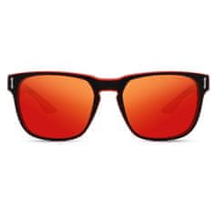 KDEAM Andover 3 sončna očala, Black & Pattern / Red
