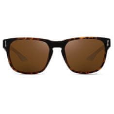 KDEAM Andover 2 sončna očala, Leopard / Brown