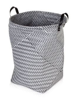 Möve Košara za perilo z ročaji WEAVE siva
