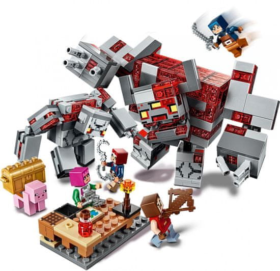 LEGO Minecraft 21163 The Redstone Battle - Odprta embalaža