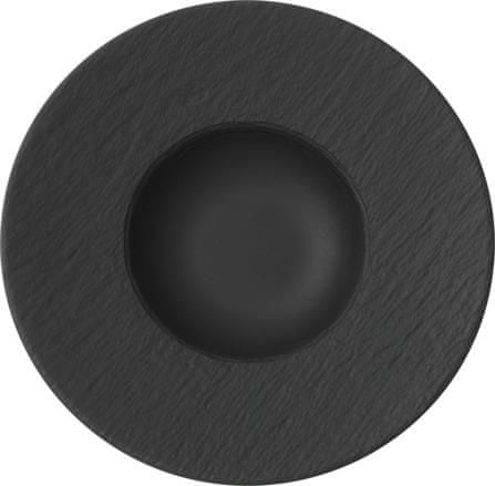 Villeroy & Boch krožnik za testenine, 30 cm, črn