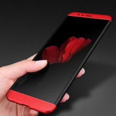 GKK 360 Full Body plastika ovitek za Huawei Honor 7X, rdeča