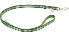Red Dingo odsevni preklopni povodec zelena 20 mm zelena