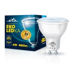 ETA LED žarnica, GU10, 6 W, hladno bela