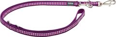 Red Dingo odsevni preklopni povodec vijoličen 20 mm vijolična