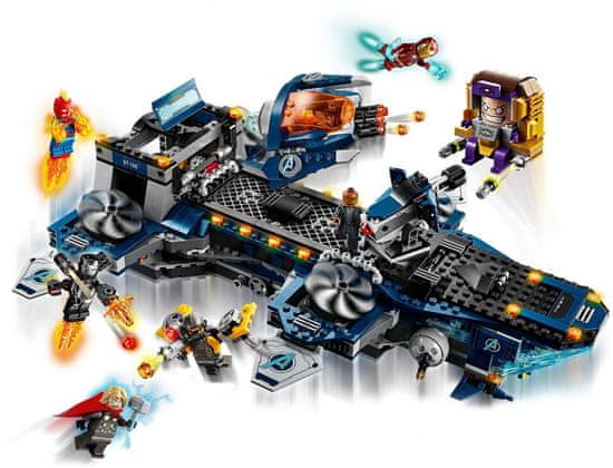 LEGO Super Heroes 76153 Helicarrier Avenger - Odprta embalaža