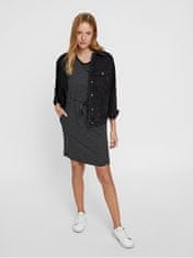 Vero Moda Ženska obleka VMAPRIL 10198244 Black Stripe s (Velikost XS)