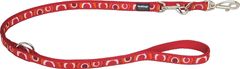 Red Dingo Preklopni povodec CIRCADELIC rdeč 20 mm rdeča