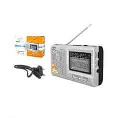 LTC Prenosni radio z MP3 predvajalnikom USB / SD 10W z akumulatorjem 210 x 124 x 57 mm