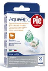 PIC Aquabloc antibakterijski obliž, okrogli, 20 kosov