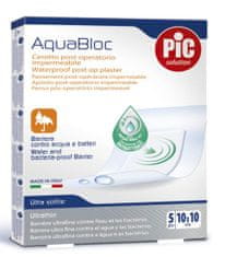 PIC Aquabloc antibakterijski pooperativni obliž, 5 x 7 cm, 5 kosov