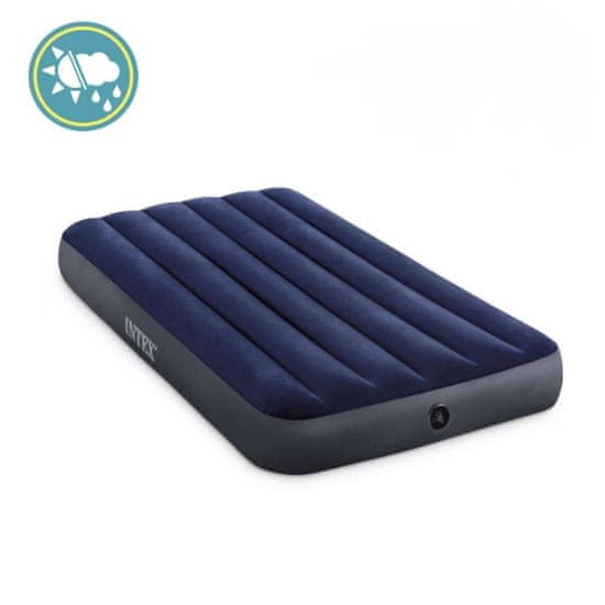 Intex Twin Dura Beam Classix Downy napihljiva postelja, 99 x 191 x 25 cm - odprta embalaža