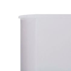 Vidaxl 5-panelni vetrobran tkanina 600x160 cm peščeno bel