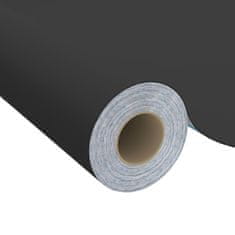 Vidaxl Samolepilna folija za pohištvo 2 kosa črna 500x90 cm PVC