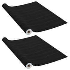 Vidaxl Samolepilne folije za vrata 2 kosa temni les 210x90 cm PVC