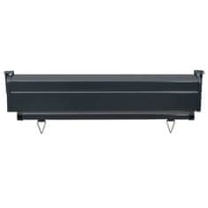 Vidaxl Balkonska stranska tenda 80x250 cm siva