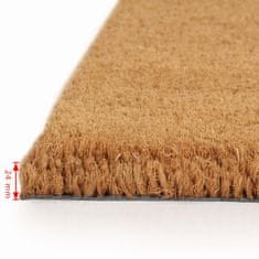 Vidaxl Predpražnik 2 kosa kokosova vlakna 24 mm 40x60 cm naravne barve