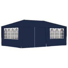 shumee Profesionalen vrtni šotor s stranicami 4x6 m moder 90 g/m2