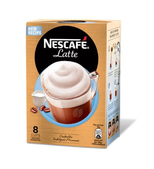 NESCAFÉ Latte instant kava, 144 g