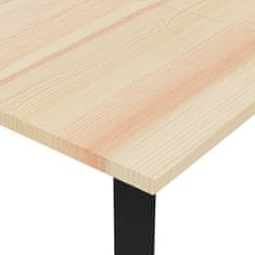 Vidaxl Klop 135x40x45 cm borovina