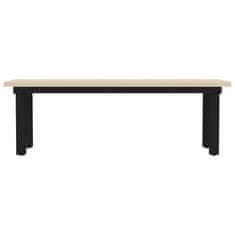 Vidaxl Klop 135x40x45 cm borovina