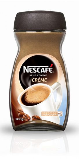 NESCAFÉ Sensazione Creme instant kava, v kozarcu, 200 g