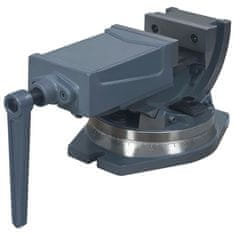 Vidaxl Nagibni primež z 2 osema 100 mm