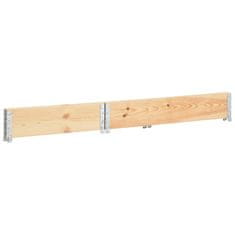 Vidaxl Paletni okvir 80x120 cm trdna borovina