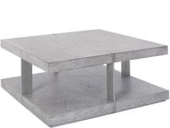 Danish Style Kavna mizica Veranzo, 100 cm, srebrna