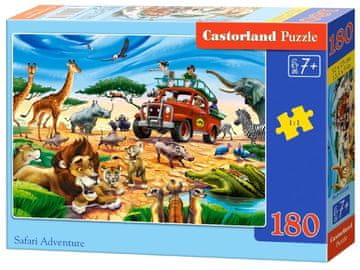 Castorland Puzzle Pustolovščina na safariju 180 kosov