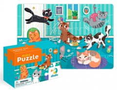 DoDo Puzzle Mini Crazy Cats 35 kosov