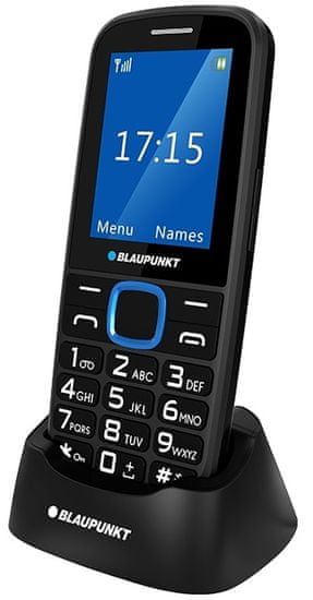 Blaupunkt BS 04 GSM telefon, črn