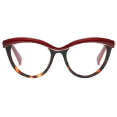 Neogo Connie 3 prozorna očala, Red Vine Leopard