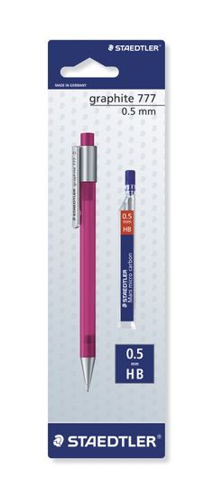 Staedtler Graphite 777 05 tehnični svinčnik, roza + mine HB