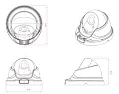 Avtech Komplet kamer 1x DVR DGD1005AV in 4x 5MPX Dome kamera DGC5205TSE + 2x BREZPLAČEN napajalnik!