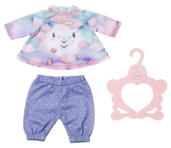 Baby Annabell pižama za lutko Sladke sanje, lila