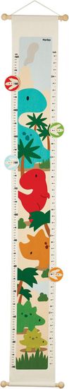 Plan Toys stenski otroški meter, dinozavri