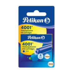 Pelikan črnilni vložek 4001 TP/6, 6/1, moder