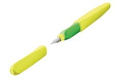Pelikan Twist nalivno pero, neon rumeno + 2 črnilna vložka