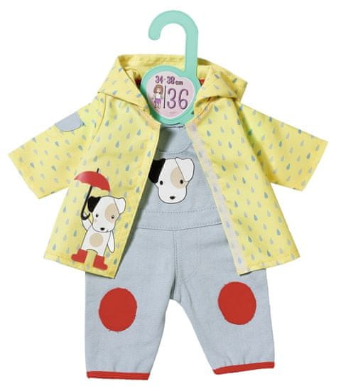 Zapf Creation Dolly Moda Pyjama Für Puppen 30–36 Cm – Süße Kleidersets Für My Little Baby Born & Annabell