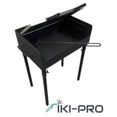 IKI-PRO Žar na oglje 80 x 40 black