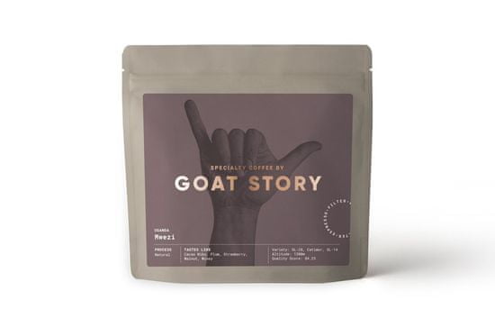 Goat story Coffee Uganda Mwezi pražena kavna zrna v vrečki, 250 g
