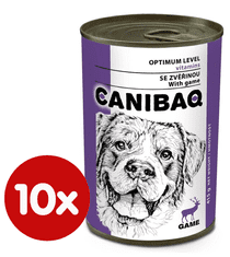 hrana za pse CANIBAQ Classic divjačina, 10x415 g